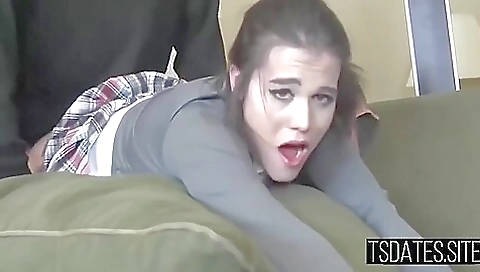 Shemal report fucking and taking facial