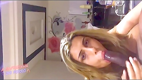 Sexy chick fucks two guys with a dildo