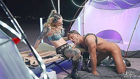 Masked and fucked by her boss